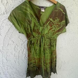 Y2k green top